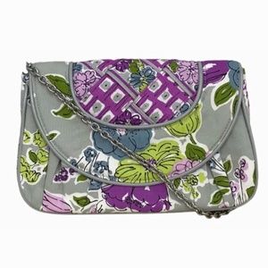 👀Vera Bradley Retured “Watercolor” Petite Chain Purse/Handbag.Like New
